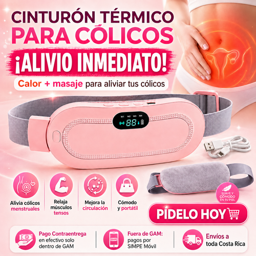 CINTURÓN TÉRMICO PARA CÓLICOS