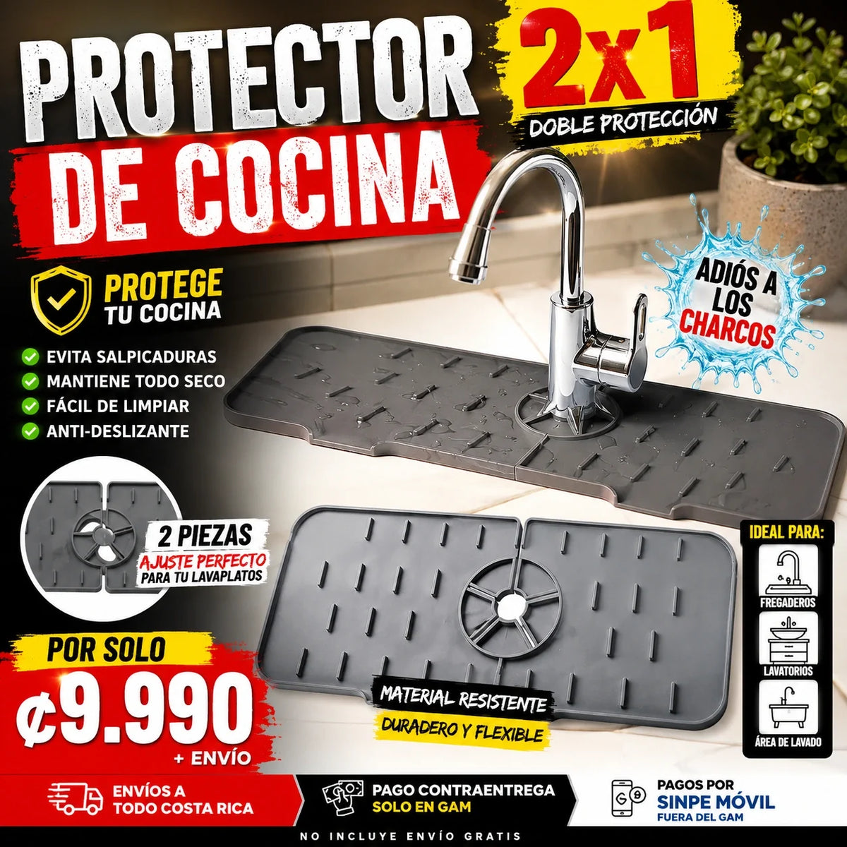 PROTECTOR DE COCINA 2X1